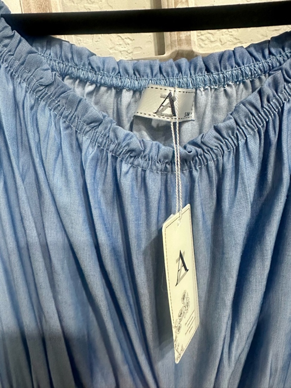 Sleeve Chambray Dress - Picture 3 of 4
